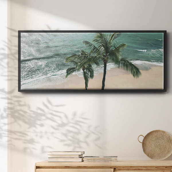 Bayou Breeze Maui Palm Framed On Canvas Print Wayfair